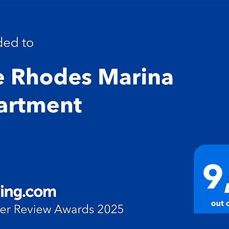 The Rhodes Marina Apartment Rhodes City Extérieur photo